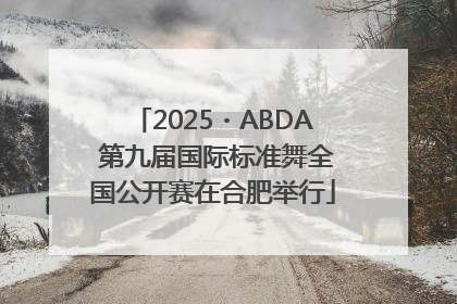 2025・ABDA 第九届国际标准舞全国公开赛在合肥举行