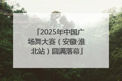 2025年中国广场舞大赛（安徽·淮北站）圆满落幕