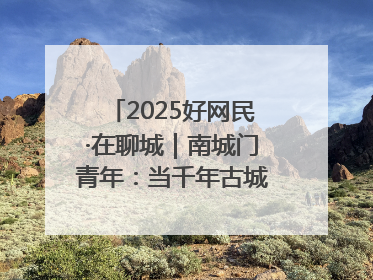2025好网民·在聊城｜南城门青年：当千年古城遇见青春歌谣 一湖碧水见证的“聊城式浪漫”