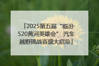 2025第五届“临汾·520黄河英雄会” 汽车越野挑战赛盛大启幕