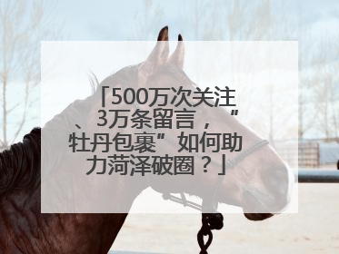 500万次关注、3万条留言，“牡丹包裹”如何助力菏泽破圈？