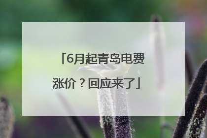 6月起青岛电费涨价？回应来了
